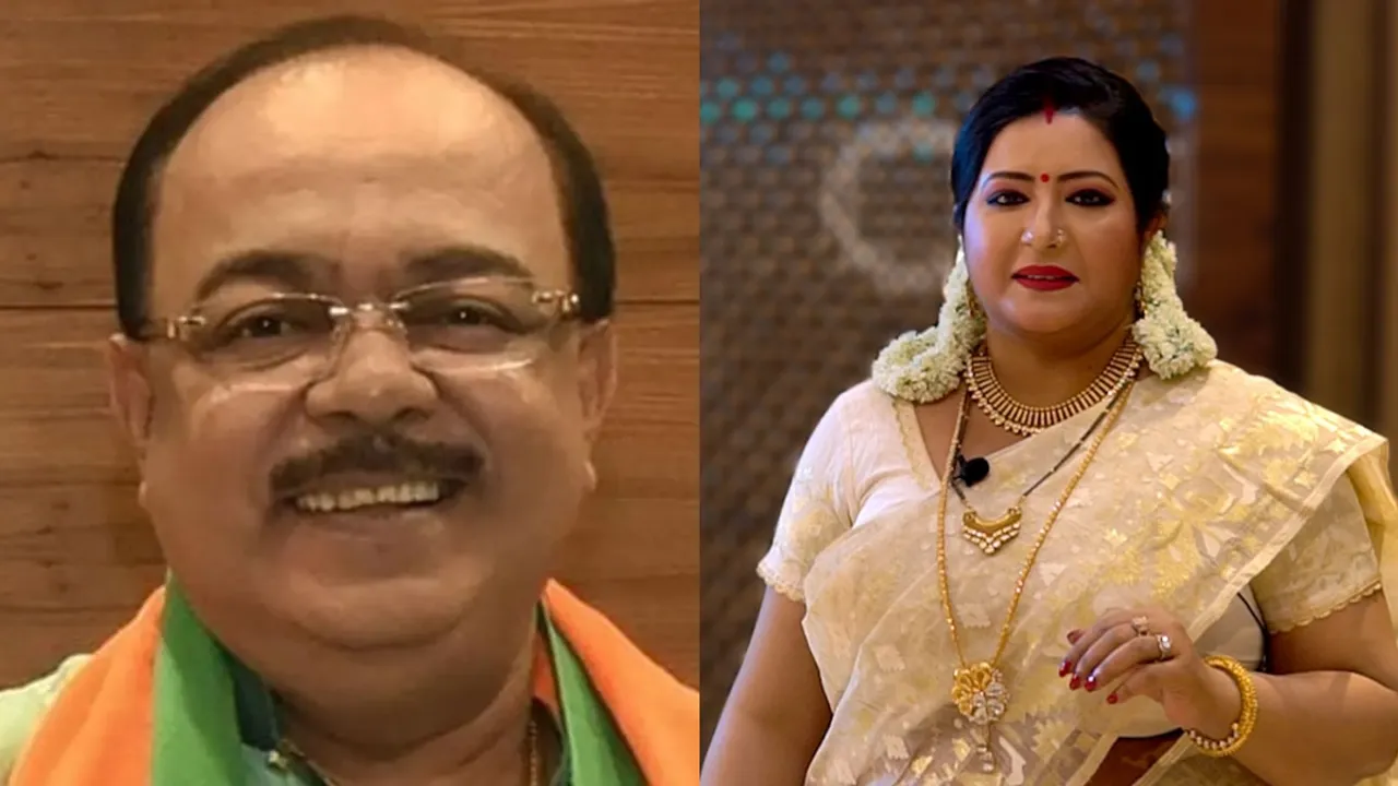 sovan chaterjee baisakhi banerjee at nabann updates,নবান্নে শোভন-বৈশাখী