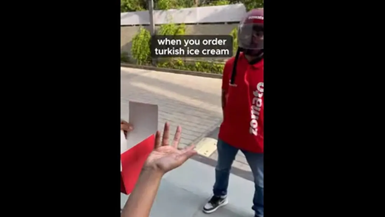 Zomato's viral Turkish ice-cream Reel takes over Instagram.