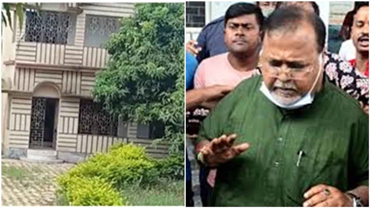 cpm protest at baruipur partha chatterjee's home ssc scam