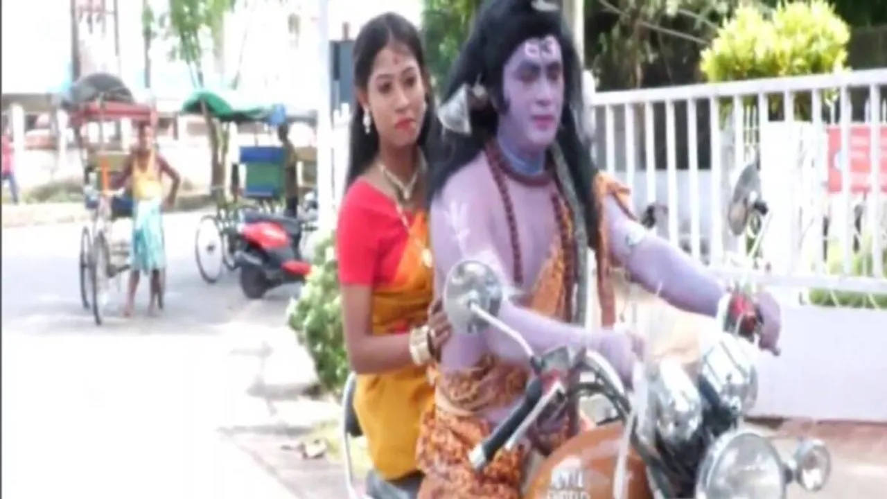 assam man detained, played lord shiva, street play assam, assam news, assam man detained news, hurting religious sentiment, man dressed lord shiva, vishwa hindu parishad, indian express