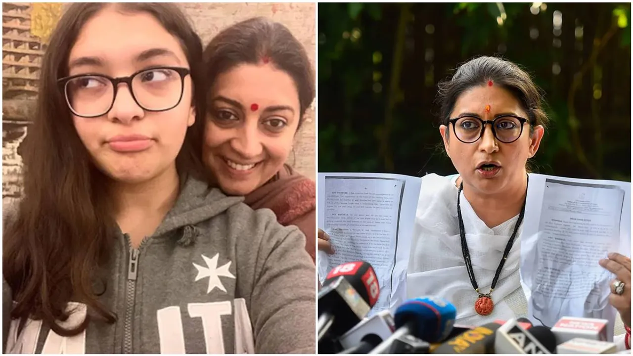 Smriti Irani, Rahul Gandhi, Sonia Gandhi, zoish irani, zoish irani goa bar, Irani daughter bar owner, Congress, Goa, Goa Congress, indian express goa news, Goa news, Indian Express
