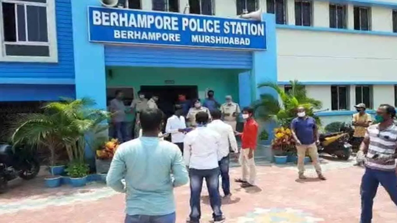 explotion in berhampore police station