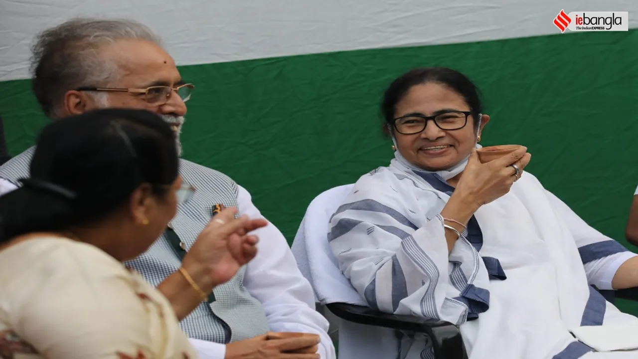 mamata benerjee reviewed preparations for 21 July tmc meeting