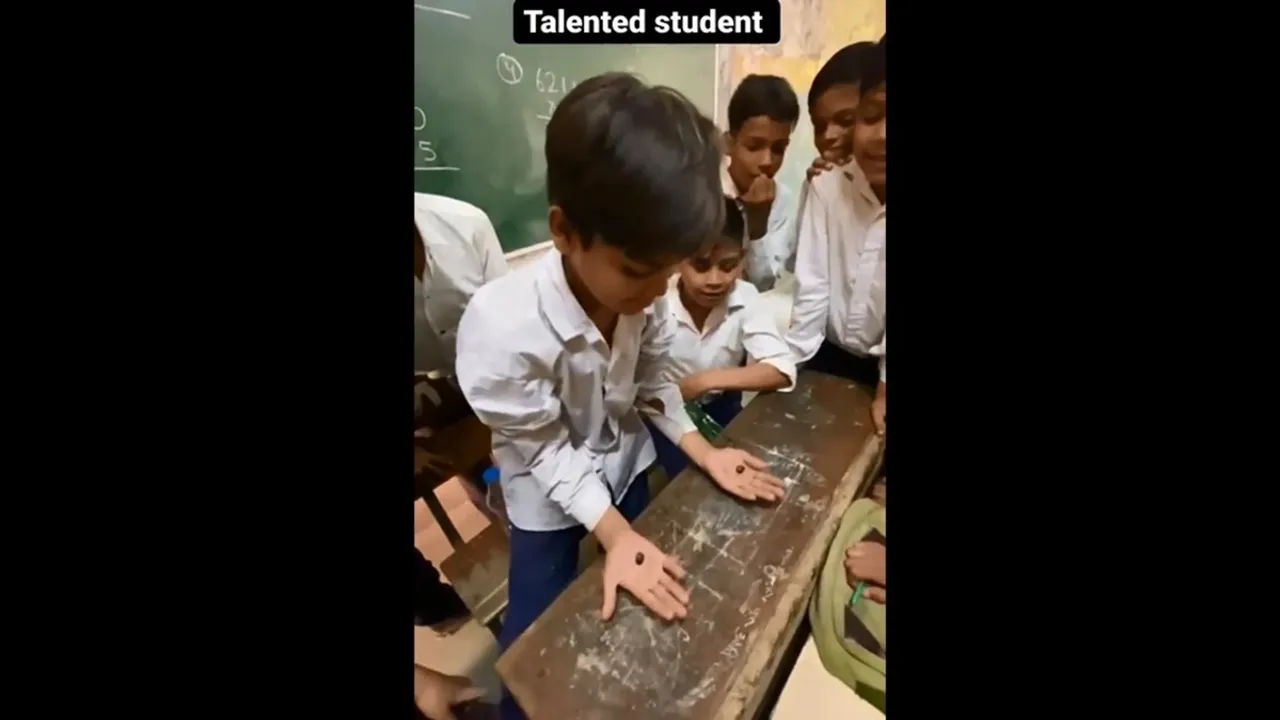 chool kid,magic,viral,video,Instagram