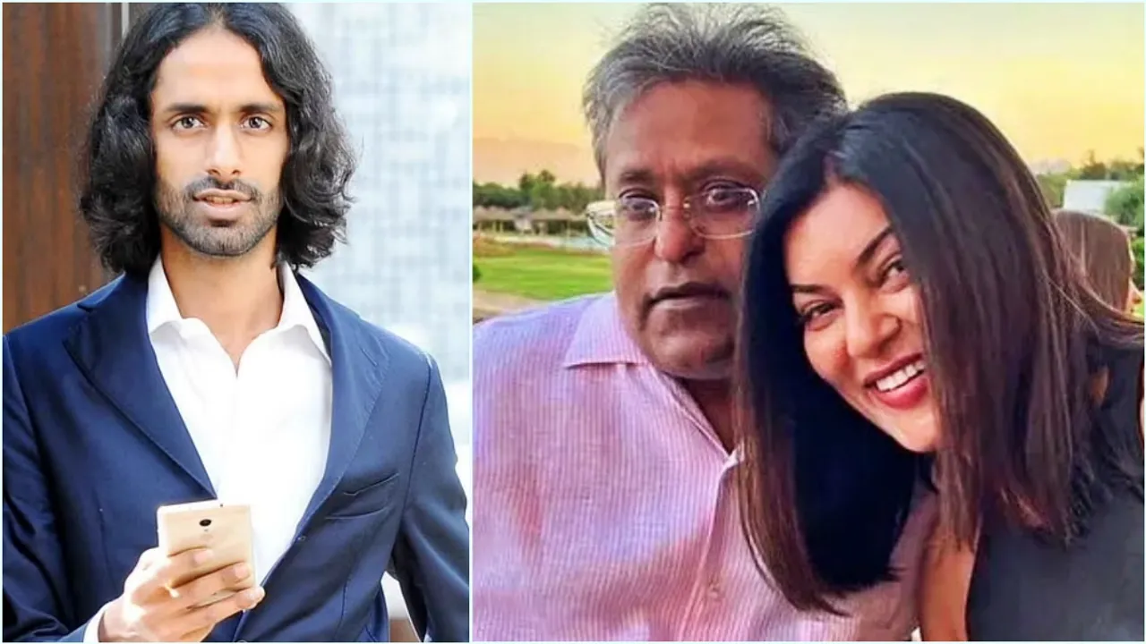 Ruchir Modi, Lalit Modi Son, Sushmita Senh Lalit Modi, Sushmita Sen, Lalit Modi, Sushmita Sen reacts to Lalit Modi's announcement, Lalit-Sushmita affair, Lalit Modi Sushmita Sen, Sushmita Sen Brother Rajeev Sen, Sushmita Sen Father, Lalit-Sushmita relationship, Indian Express Entertainment News, Bengali news today, ললিত মোদী, সুস্মিতা সেন, ললিত মোদীর ছেলে