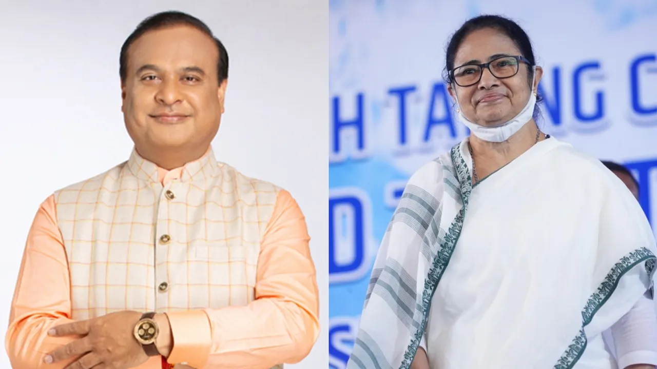 mamata benerjee himanta biswa sarma jagdeep dhankhar meets at rajbhavan in darjeeling