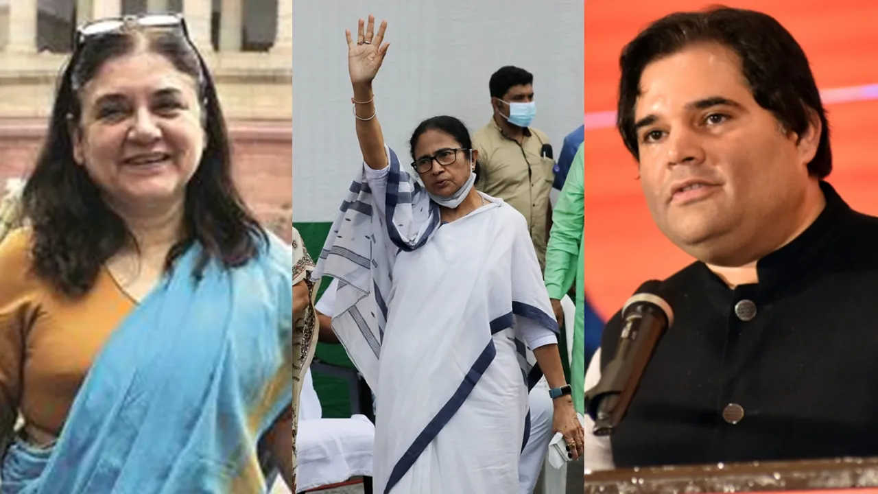 maneka varun gandhi in kolkata speculation they may join tmc, তৃণমূলে যোগ দিচ্ছেন বরুণ মানেকা গান্ধী