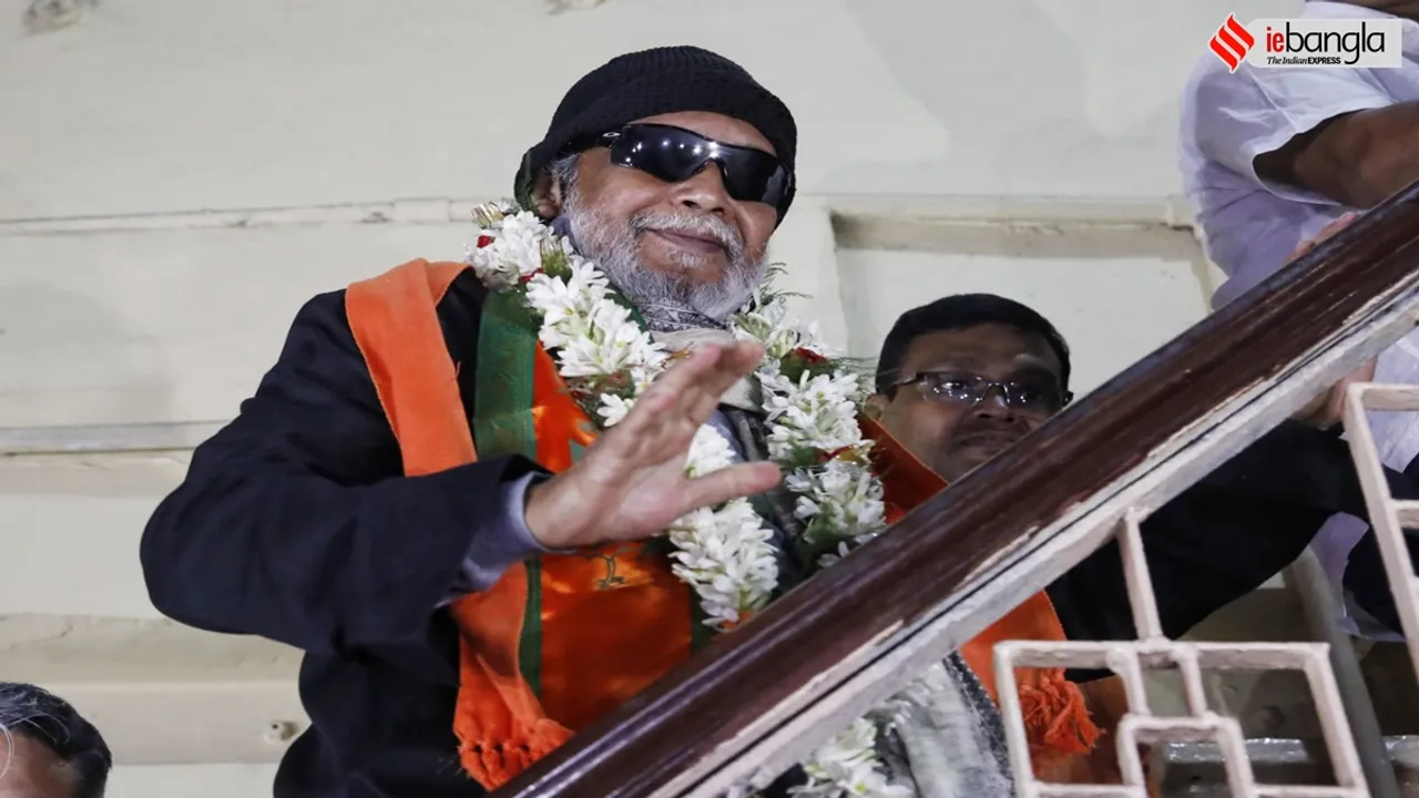mithun chakraborty pc at bengal bjp head office
