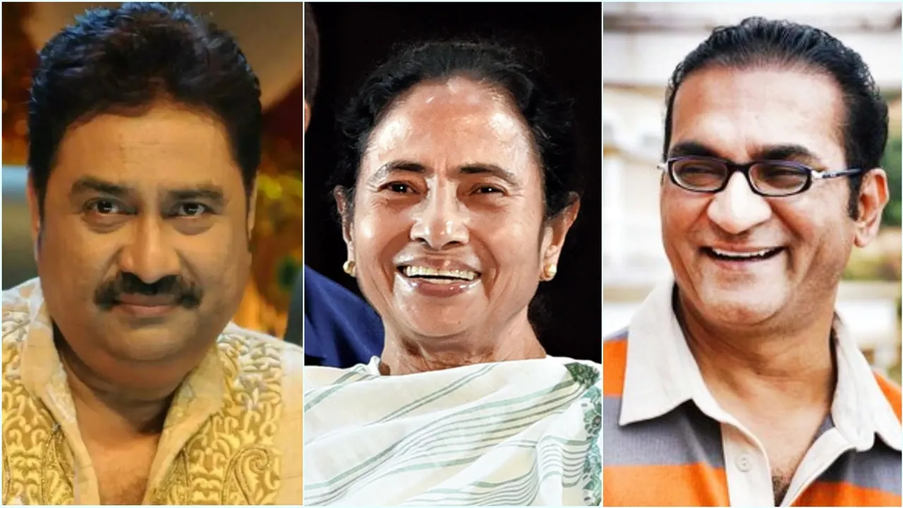 Banga Bibhushan 2022, Kumar Sanu Abhijeet Bhattacharya, Banga Bhushan, Sanu Abhijeet praises Mamata, Bengal's Didi Mamata Benerjee, SSC Scam, SSC দুর্নীতি, বঙ্গবিভূষণ ২০২২, কুমার শানু, অভিজিৎ ভট্টাচার্য, শানু অভিজিৎ পেলেন বঙ্গবিভূষণ, বঙ্গসম্মান ২০২২, মমতার প্রশংসা কুমার শানুর, Indian Express Entertainment News, Bengali News today পার্থ চট্টোপাধ্যায়