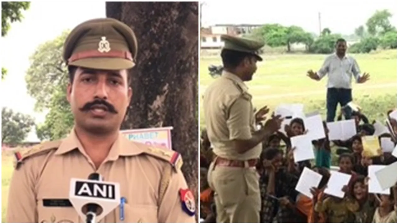 "Uttar Pradesh, viral news, Cop starts his own school, underprivileged children