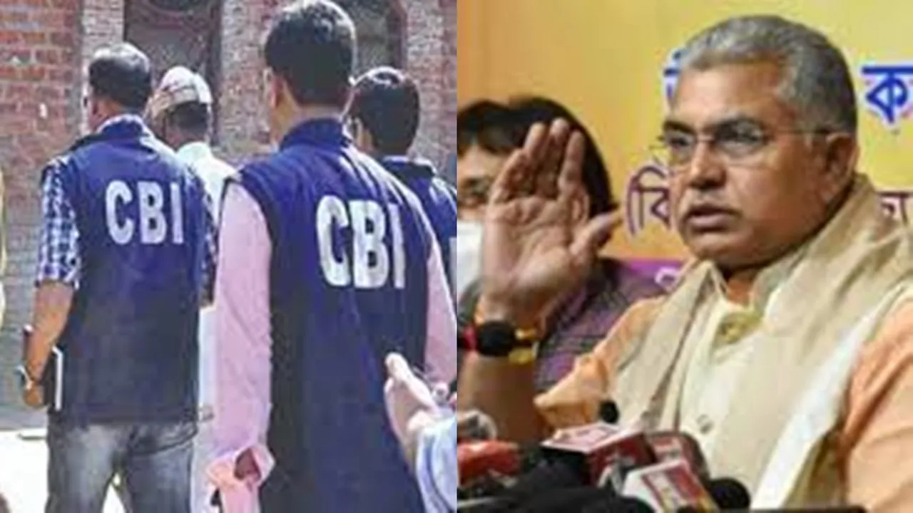 bjp mp dilip ghosh again slams cbi