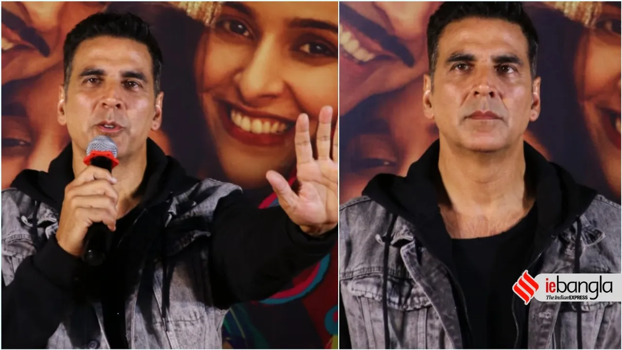 akshay kumar, অক্ষয় কুমার, কলকাতায় অক্ষয় কুমার, akshay kumar in Kolkata, raksha bandhan, রক্ষা বন্ধন, laal singh chaddha, লাল সিং চাড্ডা, boycott laal singh chaddha, raksha bandhan release date, aamir khan, akshay kumar bollywood, akshay kumar movies, Indian Express Entertainment News, Bengali News today