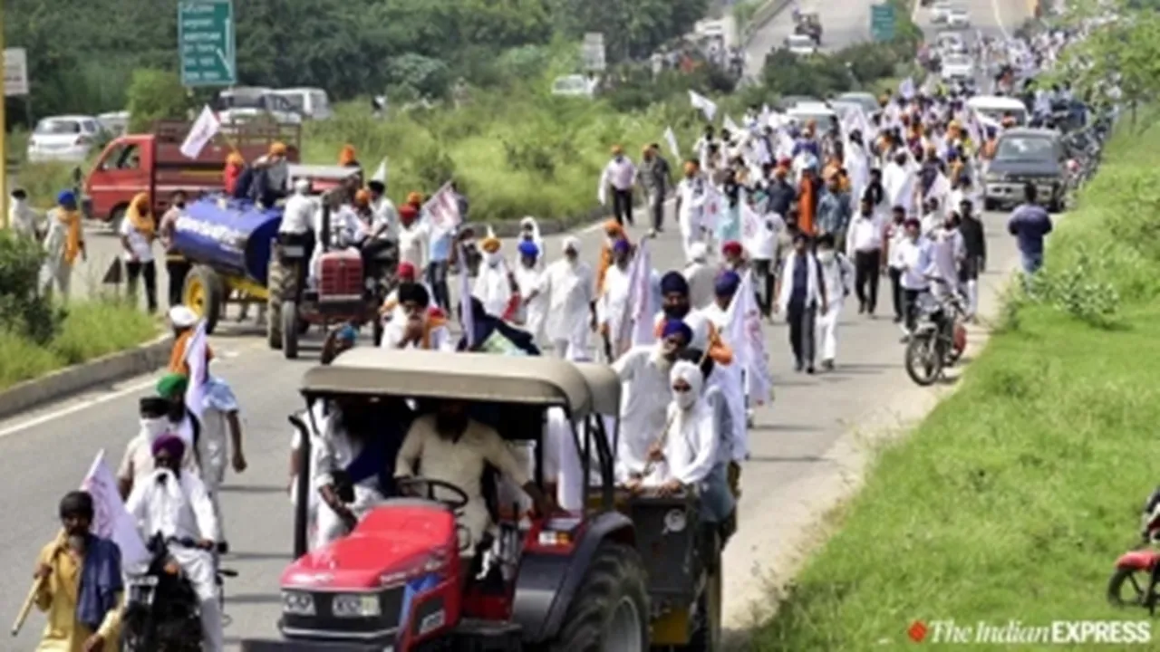 farmer movement, delhi