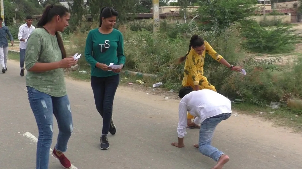 Rajasthan student leaders touch girls' feet to get votes ahead of union elections. Watch video