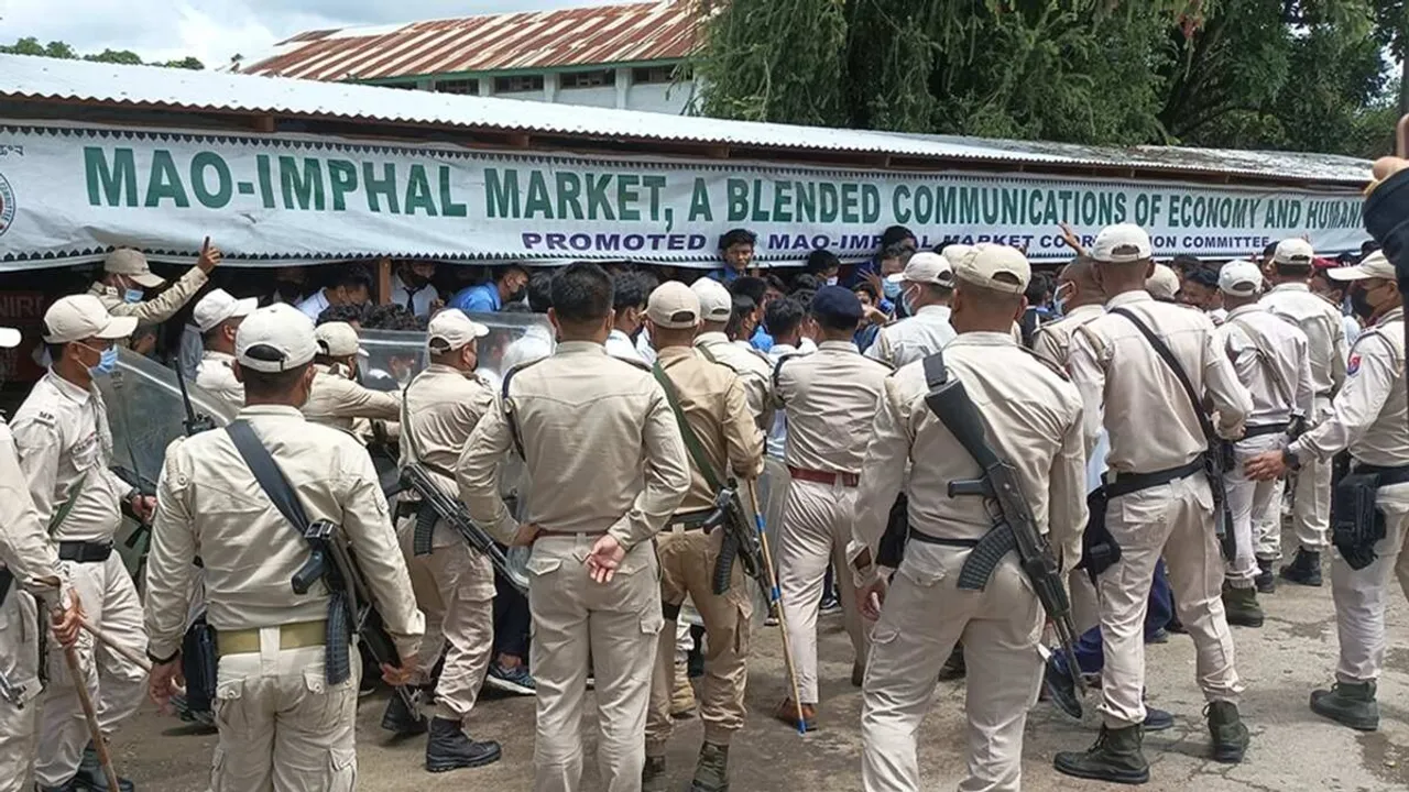 manipur clashes, manipur news, manipur latest news, manipur stdent union arrest, manipur student arrest, manipur policemen sttudent clashes, manipur student shutdowns, indian express, indian express news