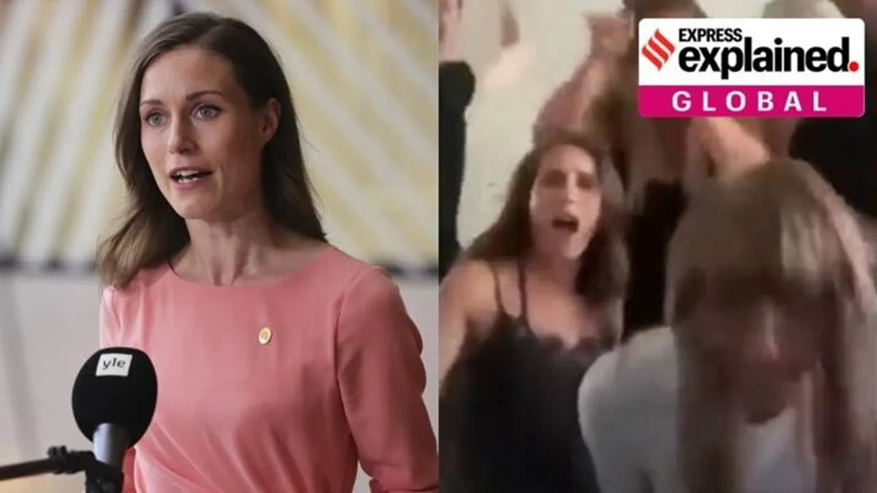 Sanna Marin, Sanna Marin party video, Sanna Marin dancing video, Finland PM party video, Finland news, Finland video, Indian Express