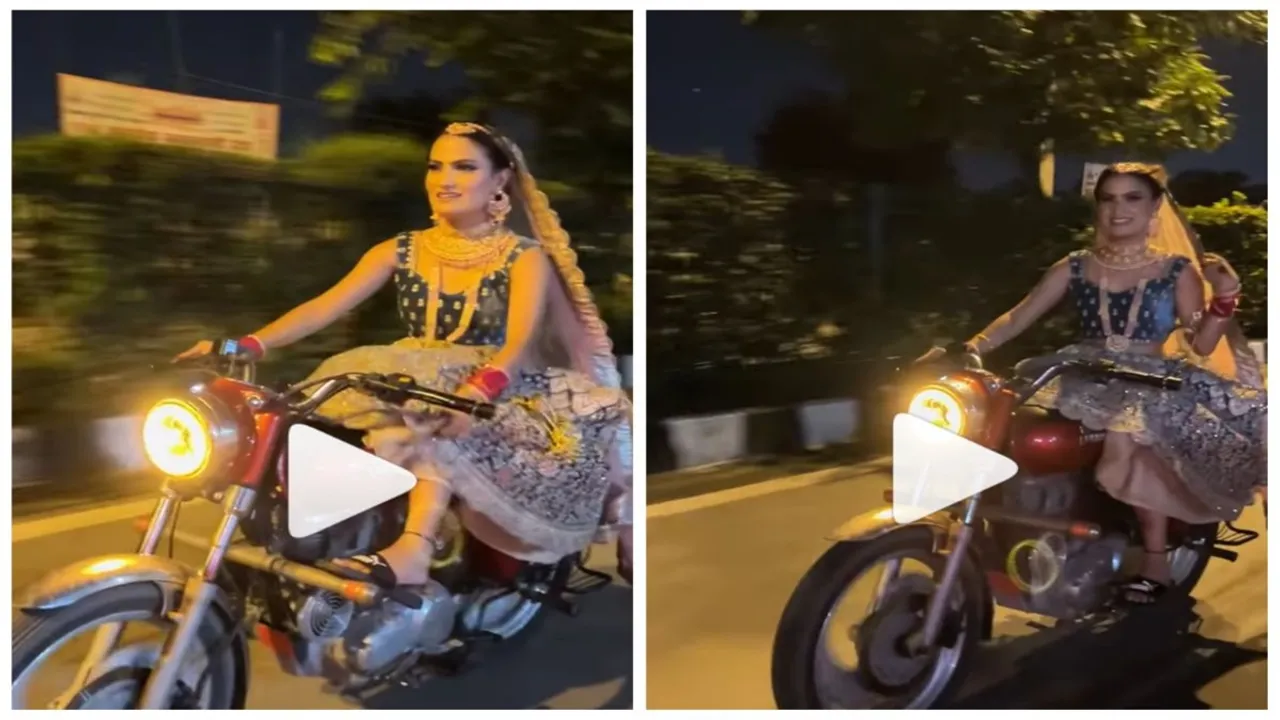 bride recent video,bride viral video,viral video,viral video 2022,trending viral,bride wedding,bride rides bike,bridal entry,bridal lehenga,bride drives royal Enfield,trending video,viral video today,google news,google trends today,trending news,viral news,funny viral video,bride,royal enfield,Wedding
