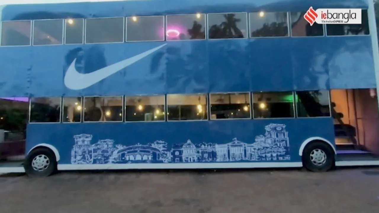 chandannagar heritage bus dhaba, double decker bus