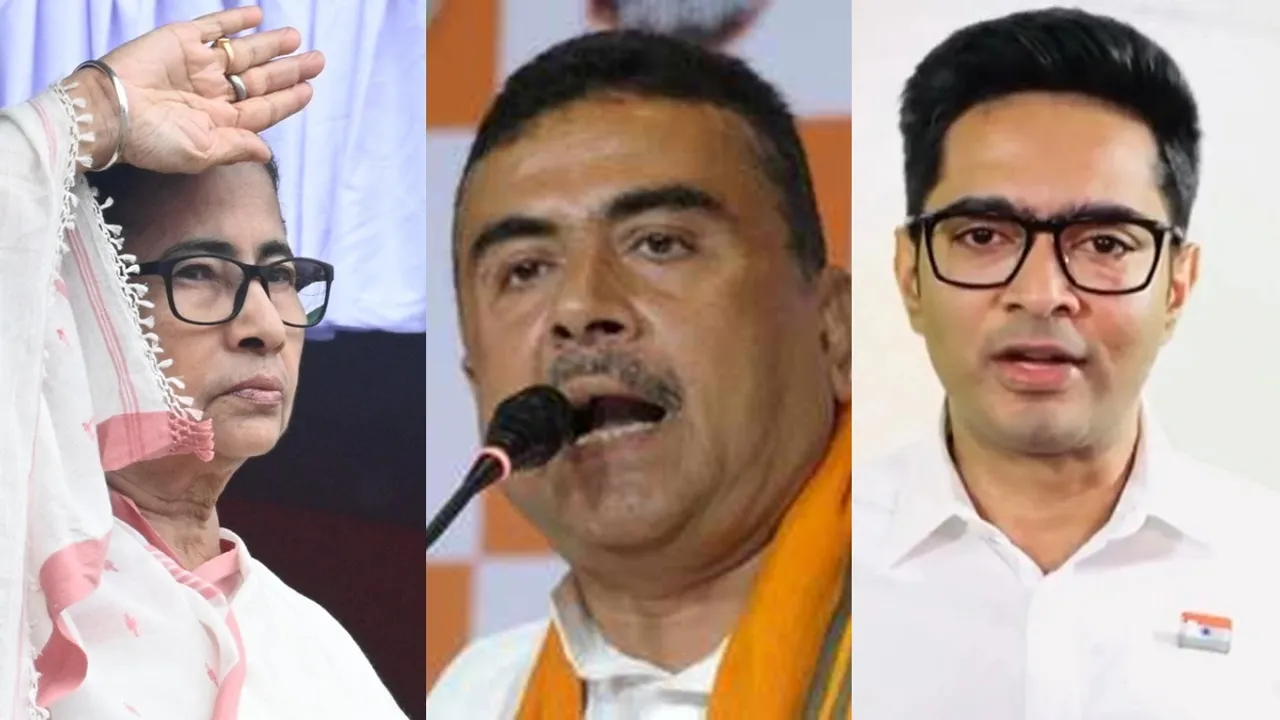 suvendu Adhikari is aggressive about CBI-s visit to mamata-s house