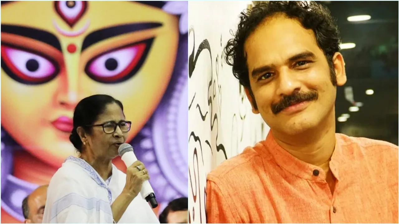 Mamata Banerjee, Mamata Banerjee Durga Puja Committee, Ritwick Chakraborty, Bengal Durga Puja, Durga Puja Committee, Ritwick Chakraborty Durga Puja, actor Ritwick Chakraborty, ঋত্বিক চক্রবর্তী, মমতা বন্দ্যোপাধ্যায়, দুর্গাপুজো কমিটি, Indian Express Entertainment News, Bengali News today