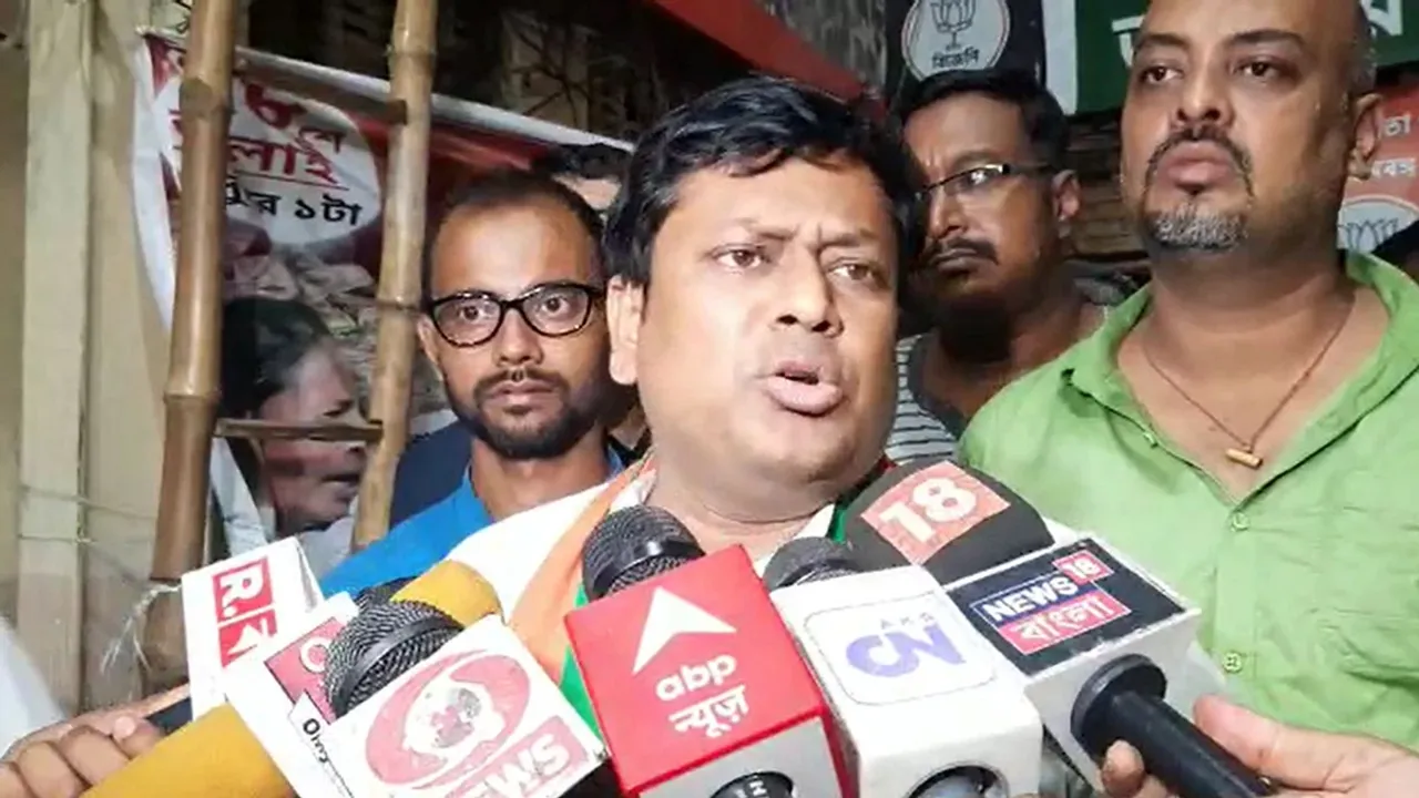 bjp nabanna abhijan sukanta majamder