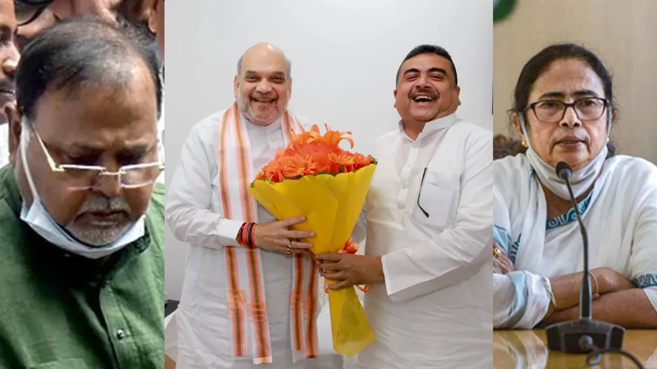 100 tmc leaders involved in SSC corruption along with Parthaa suvendu filed complaint against amit shah