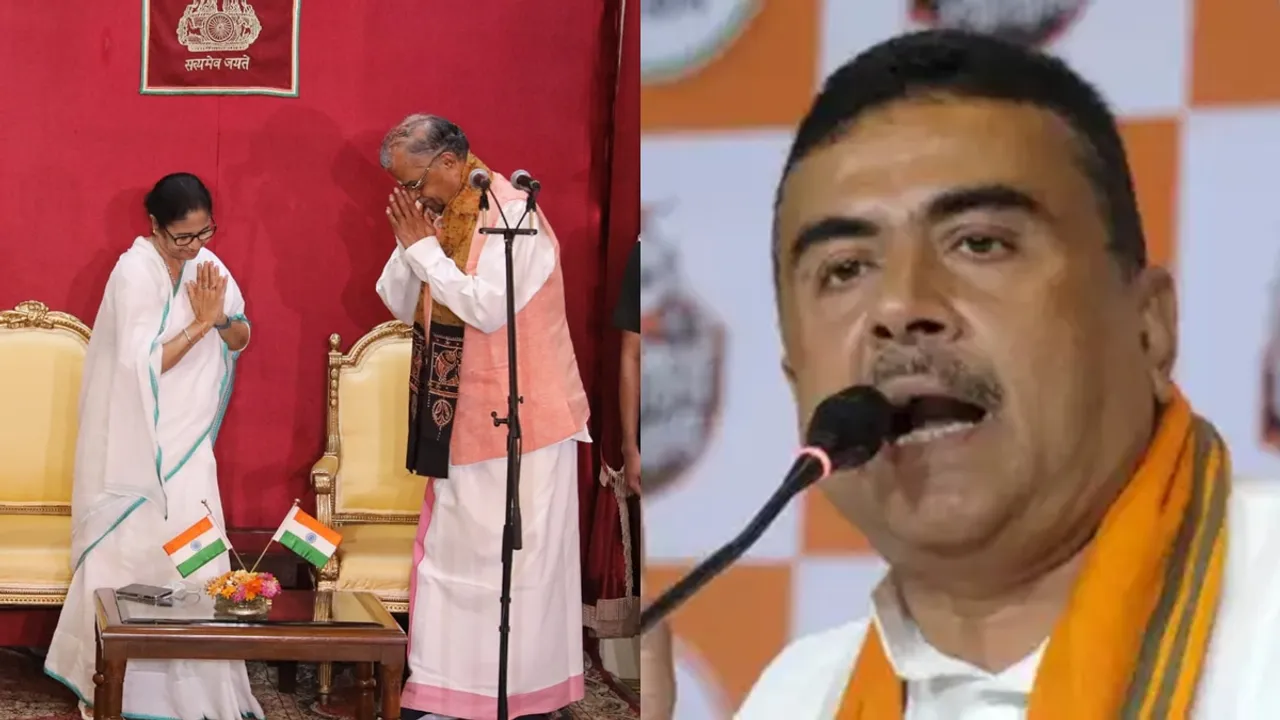 why suvendu adhikari did not attended mamata cabinet-s oath even though he was invited
