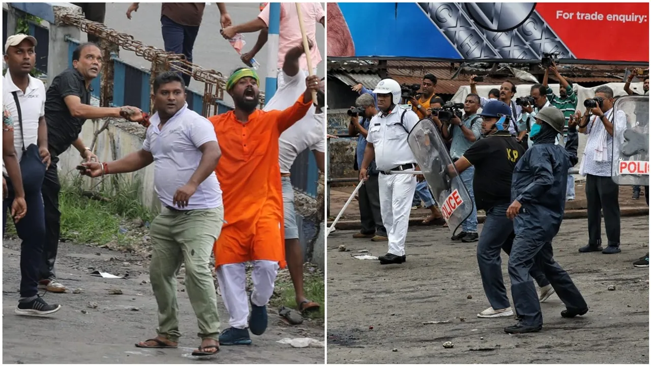 New tactics of BJP in Nabanna abhiyan have confused police