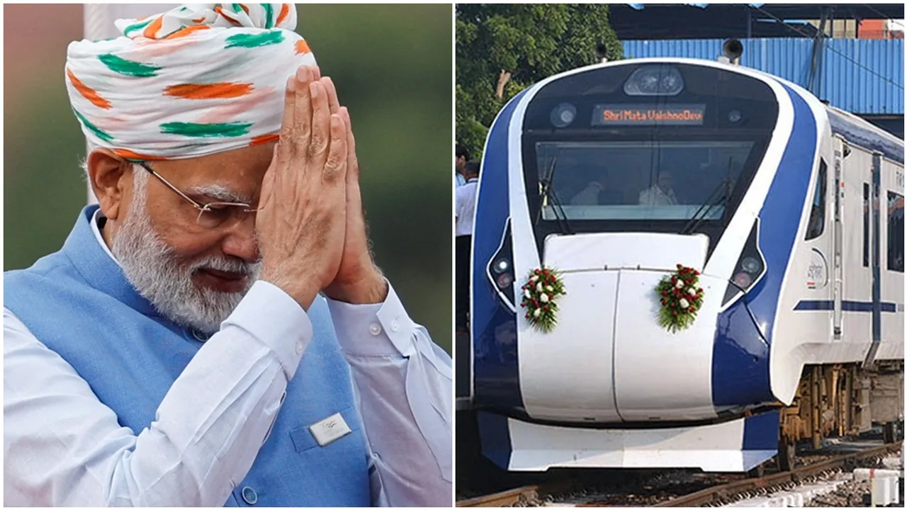 vande bharat express, gandhinagar vande bharat express, gujarat vande bharat express, Narendra modi, india latest news