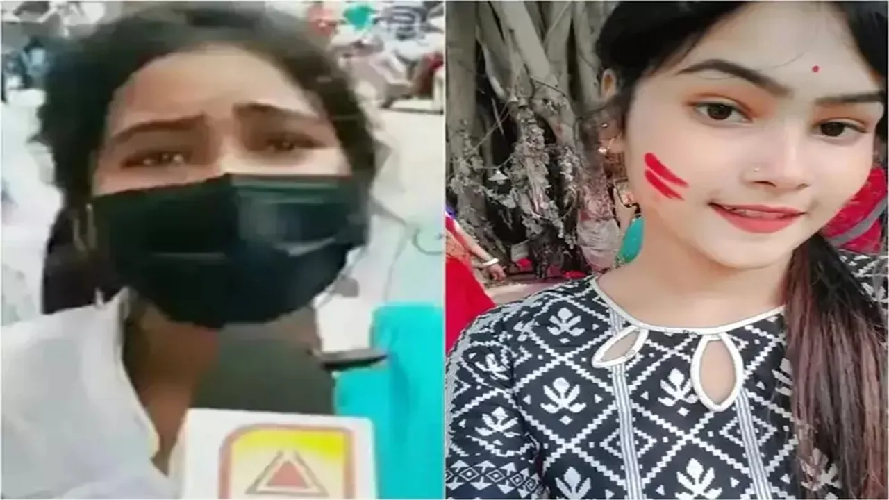 Viral Umbrella Girl, Umrella, Sudipta Biswas, আমব্রেলা গার্ল, ইংরেজিতে বাড়ল নম্বর, উচ্চ মাধ্যমিক, Nadia Viral Umbrella Girl, Higher Secondary Exam, HS Exam