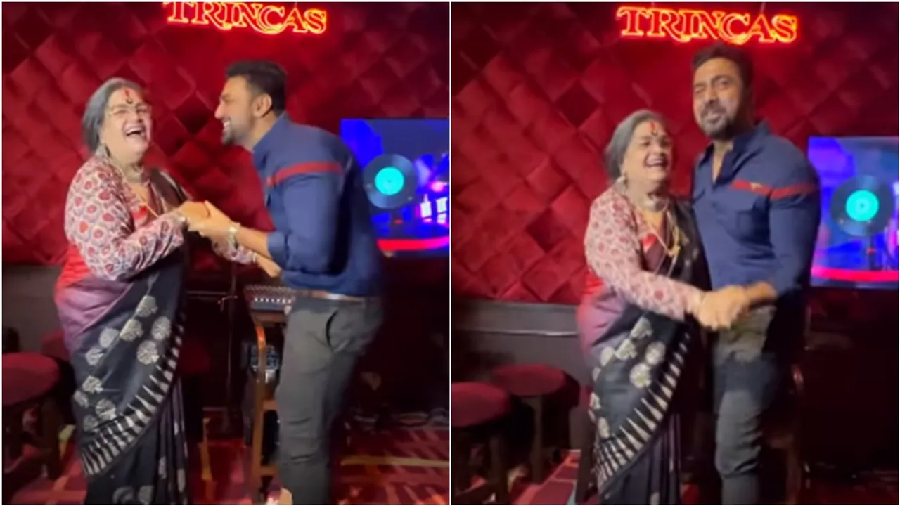 dev and usha utthup dance kacher manush new song