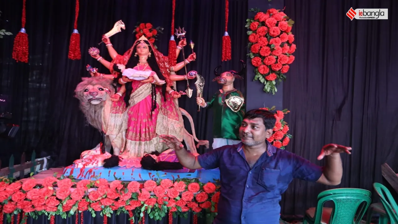kankurgachi puja abhijit sarkar biswajit sarkar bjp post poll violence bengal