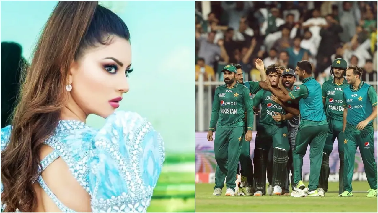 Urvashi Rautela, Rishabh Pant, Urvashi Rishabh, Pakistani pacer naseem shah, Pak pacer naseem shah, Urvashi Rautela naseem shah, Urvashi Naseem video, India Vs Pakistan match, ঊর্বশী রাওতেলা, ঋষভ পন্থ, ঊর্বশী ঋষভ, পাকিস্তানি ক্রিকেটার নাসিম শাহ, পাক পেসার নাসিম শাহ, ভারত পাক ম্যাচ, Indian Express Entertainment News, Cricket news, Bengali News today