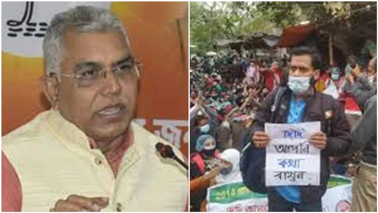 jobseekers should spend time at homes during puja, says dilip ghosh