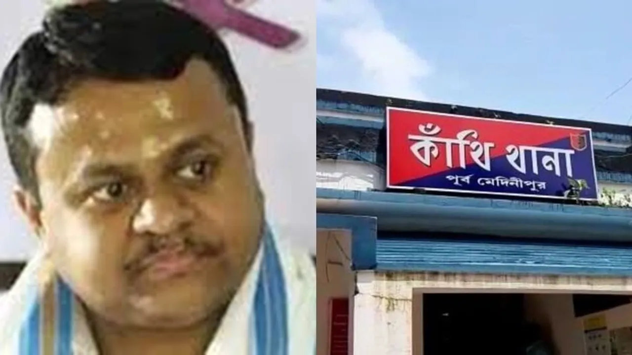 Soumendu Adhikari appeared at Kanthi police station