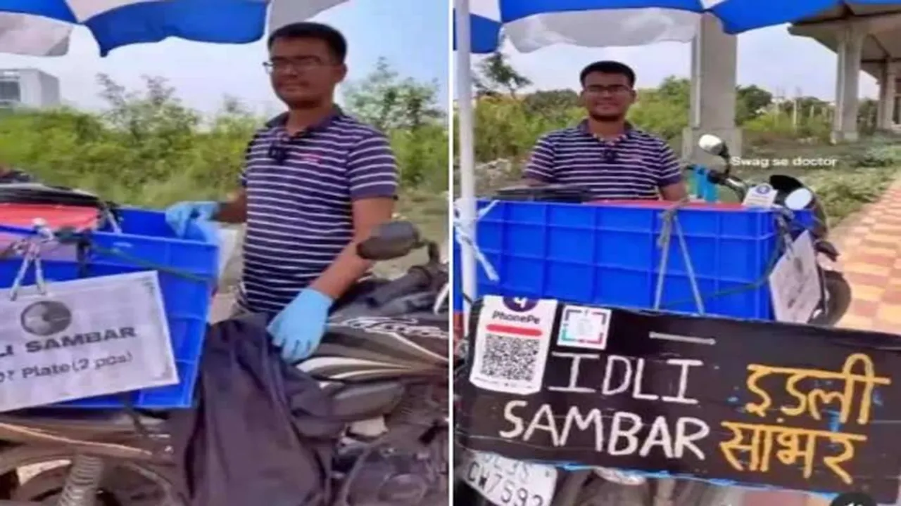 motivational story goes viral, motivational story, instagram viral motivational video, idli wale ki kahani, faridabad ka idli wala,