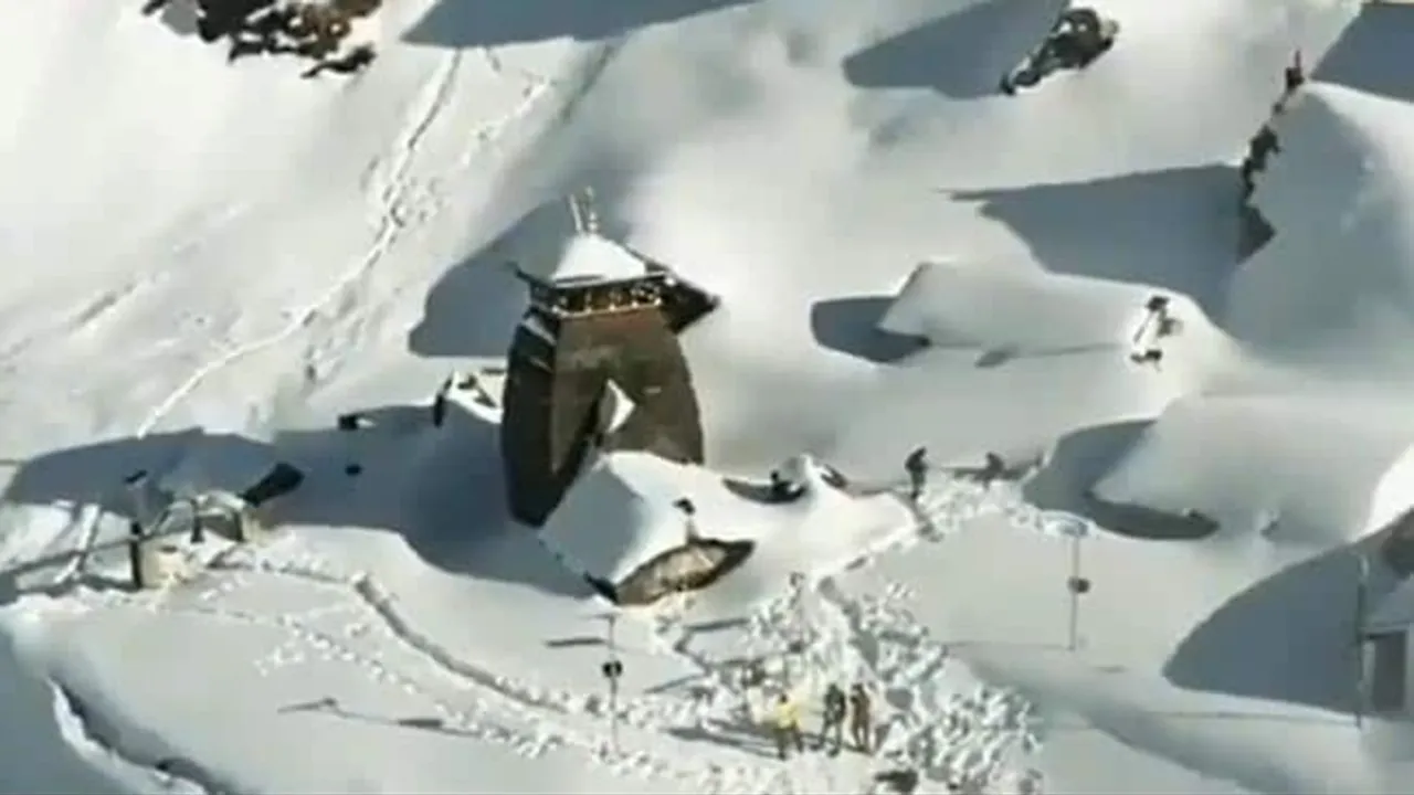 viral video,Shiva temple,Incredible India,Himalayas&#039; highest Shiva temple,Tungnath Temple,Erik Solheim,Norwegian diplomat,Chandrashila,Rudraprayag,Kedarnath,Mahadev Mandir,World&#039;s Highest Located temple,Uttarakhand,Tungnath Mahadev temple