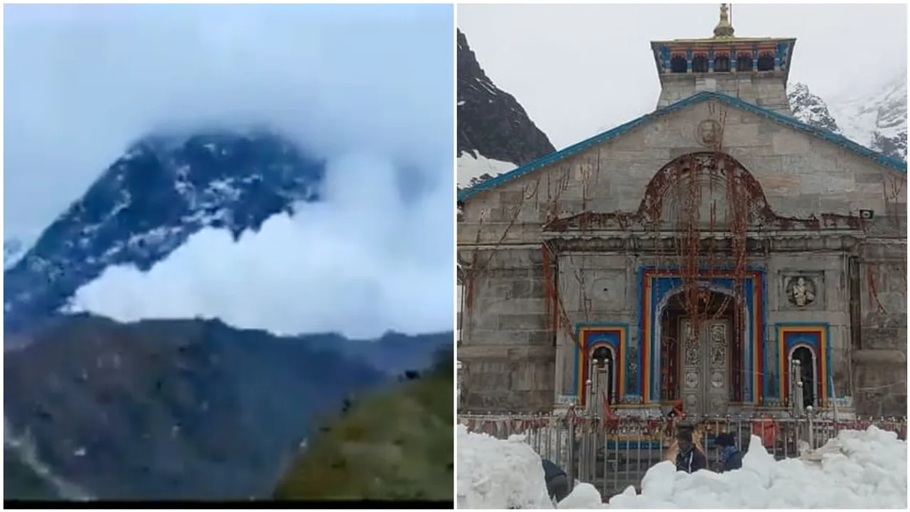 "Kedarnath shrine avalanche, kedarnath avalanche, kedarnath shrine news, kedarnath shrine mountain avalanche, kedarnath avalanche news, kedarnath shrine avalanche video, indian express latest news"