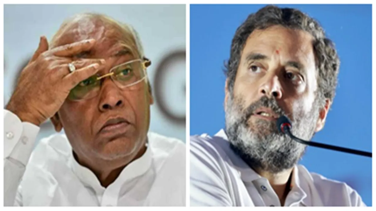 Sonia Gandhi, Rahul Gandhi, Mallikarjun Kharge, Congress president, indian express