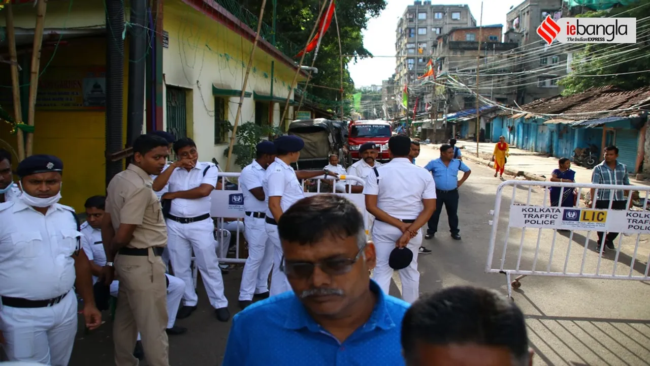 Mominpur is quiet for now, the whole area is like a police fortress
