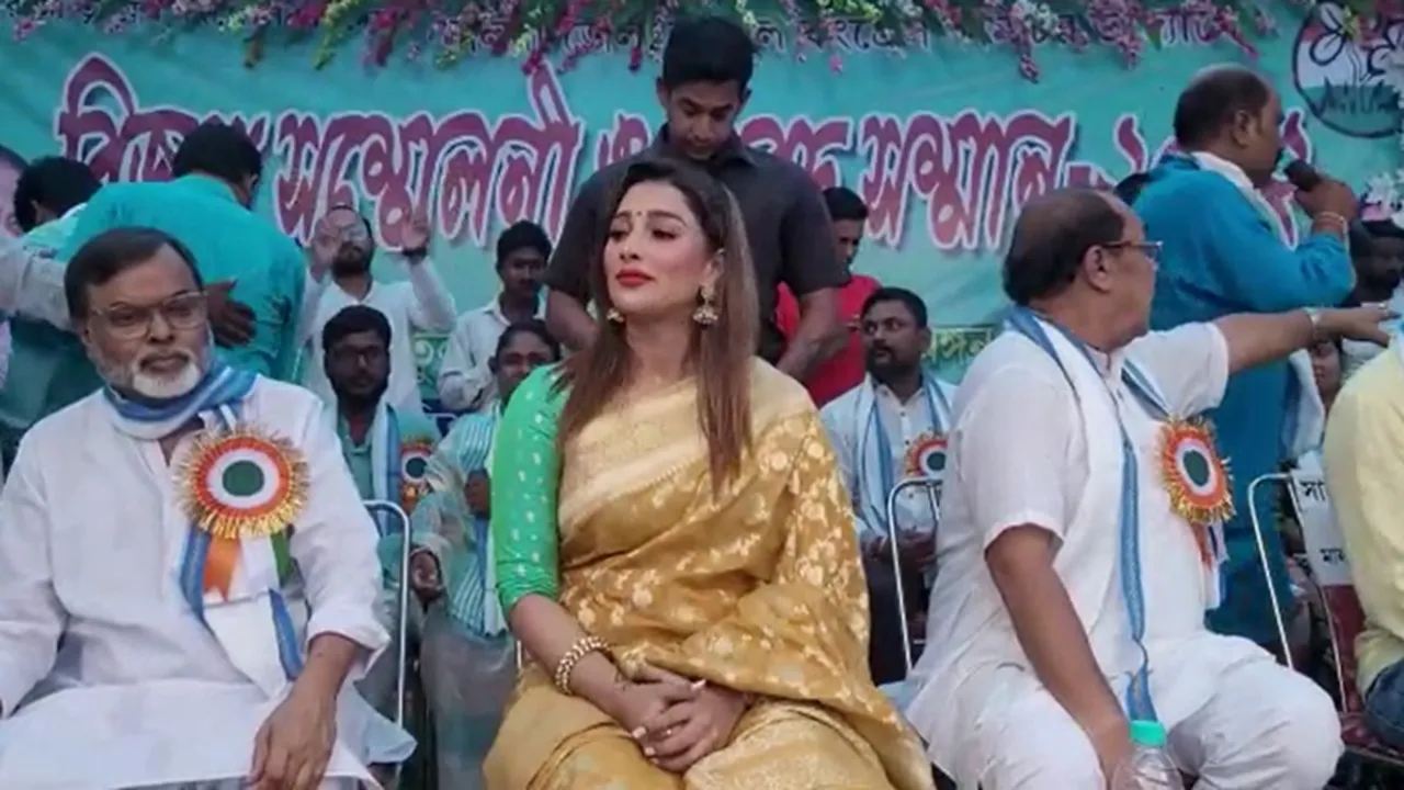 sayantika banerjee malda tmc controversy