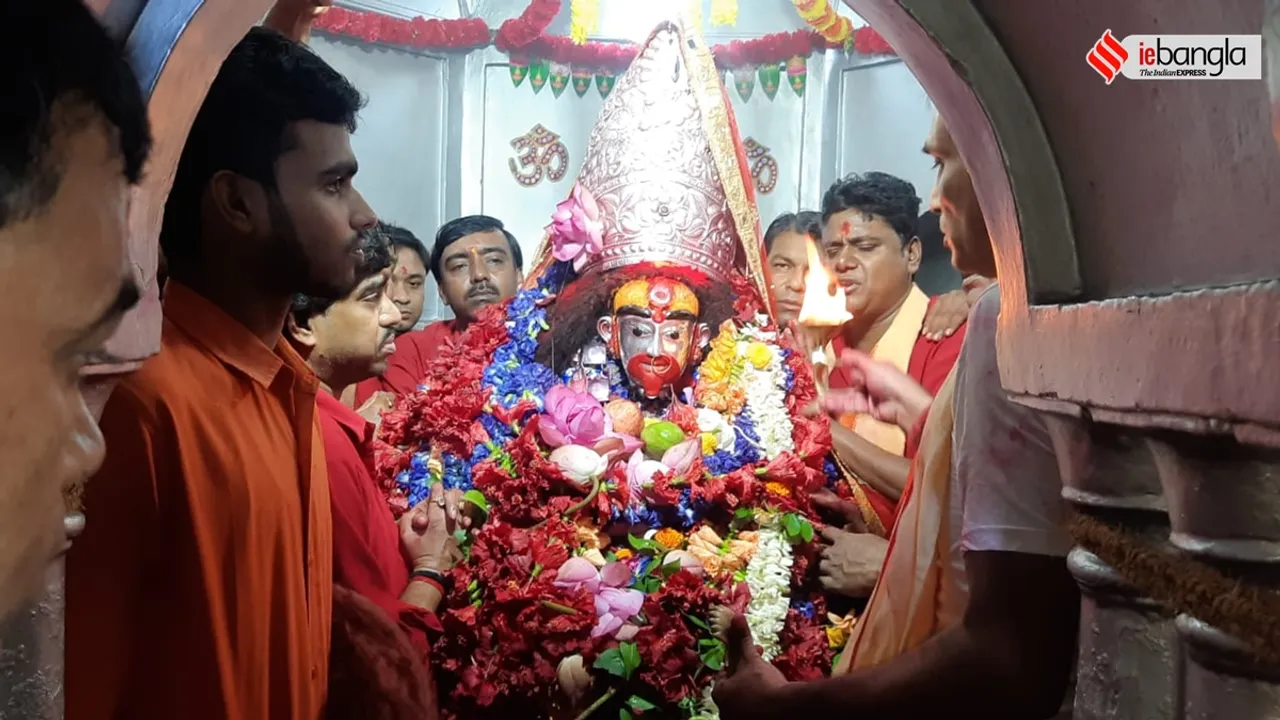 maa tara-s advent day at tarapith why today she placed facing west