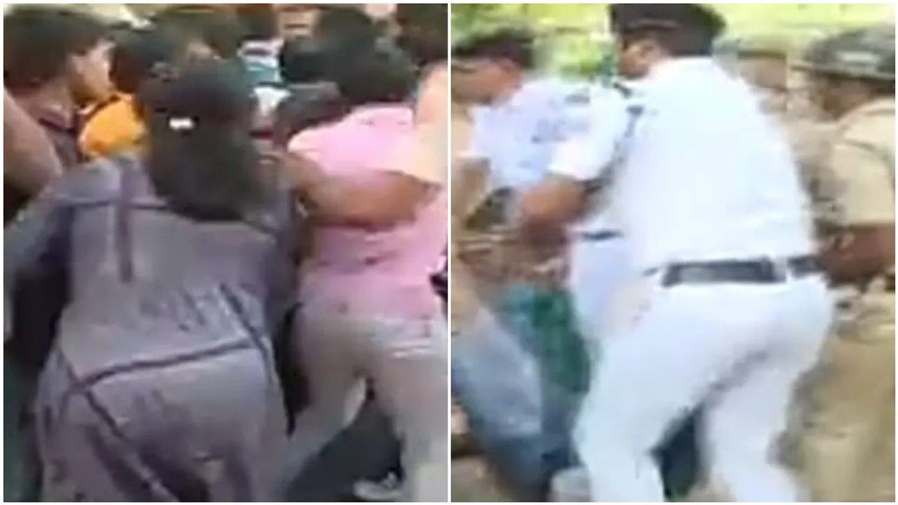 tet pass out students protest at salt lake's karunamoyee