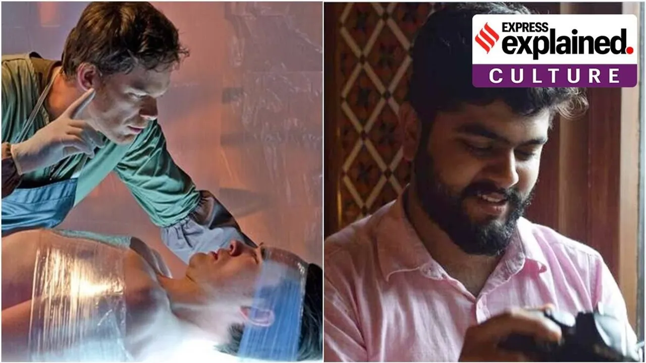 A scene from Dexter; accused in the Delhi murder case, Aftaab Poonawala