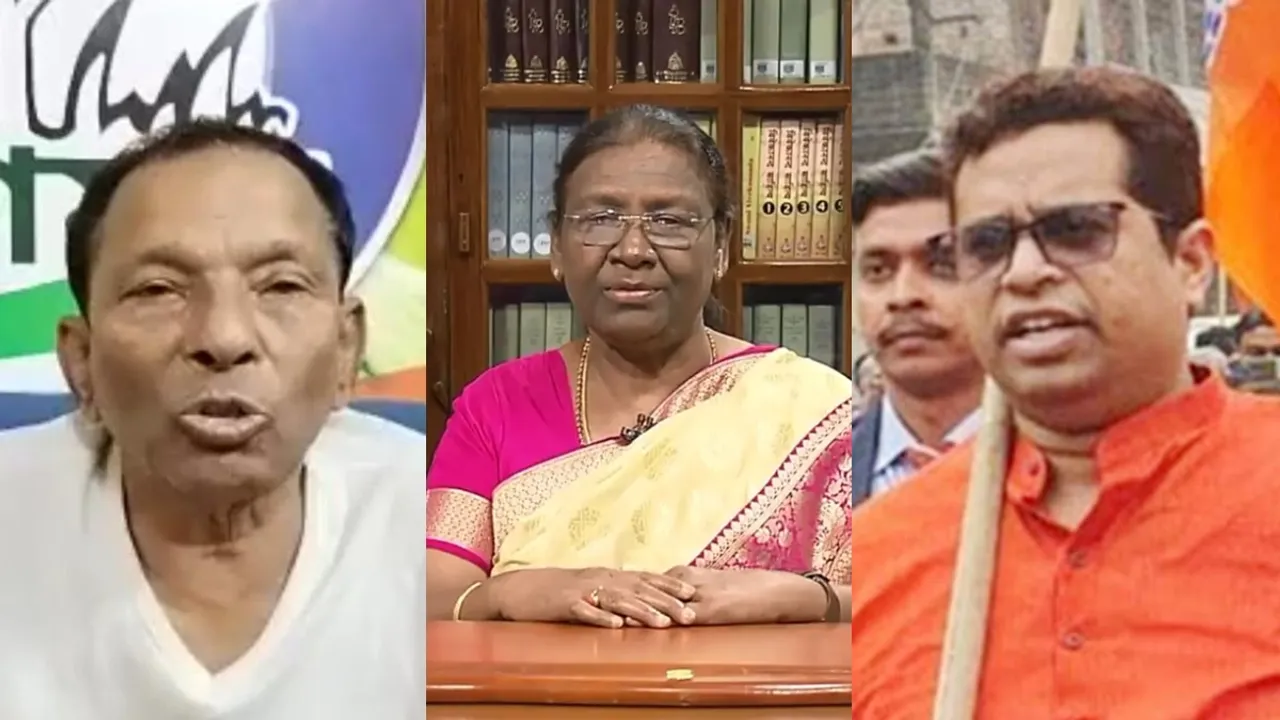 minister akhil giri apologizes for insulting president draupadi murmu