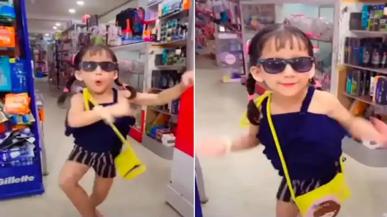 trending Video, viral video, dance video, Girl dance, kids dance, ladki ka dance video, trnding girl dasnce, Bappi Lahri, Girl dance on Bappi Lahri Song