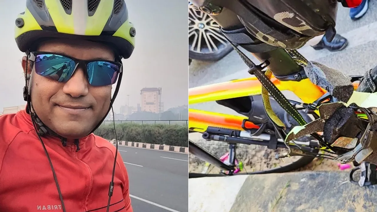 gurgaon-general,Gurugram News, Gurugram Road Accident, Delhi Police, Delhi News, Delhi Top, Cyclist Subendu Banerjee, Subendu Banerjee,Haryana news