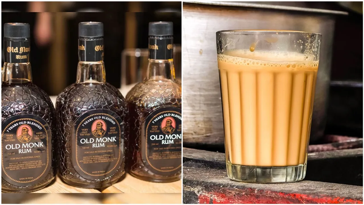 Viral Video, Old Monk Tea, Old Monk, Old Monk in Goa, Old Monk in Tea Goa,