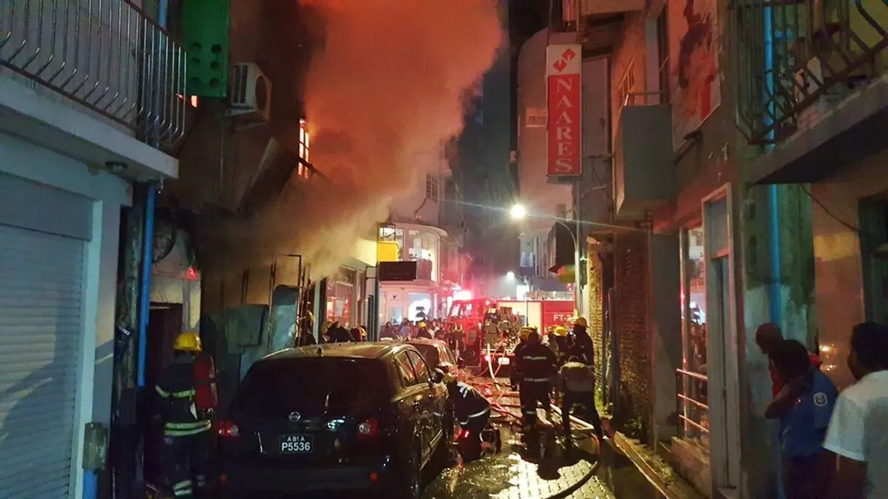 maldives, maldives fire, male, world news, todays news