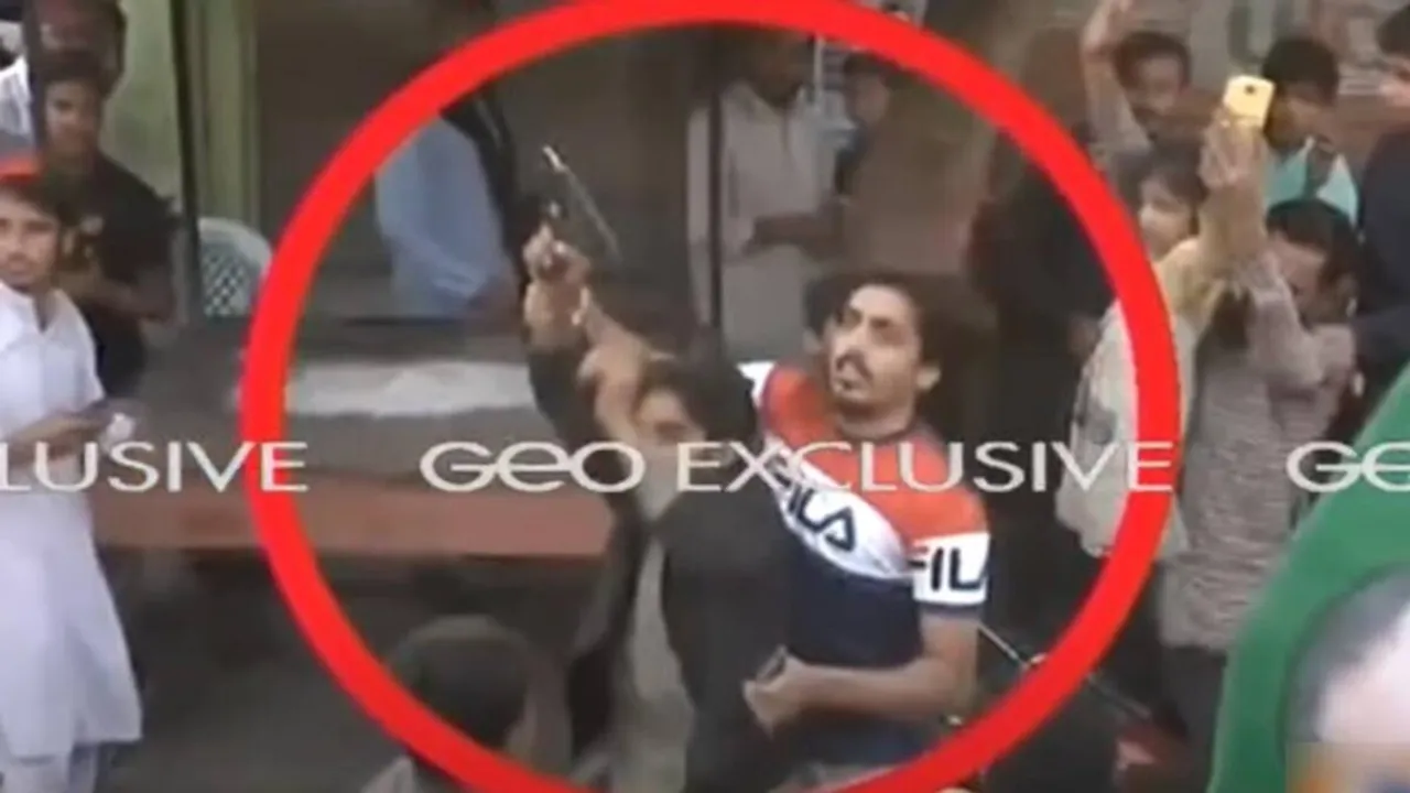 former pakistan pm imran khan attacker caught on camera in lahore